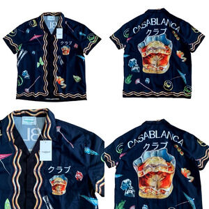 Casablanca Tennis Club Men's Size 3XL Multi Aloha Cuban Short Sleeve Shirt New